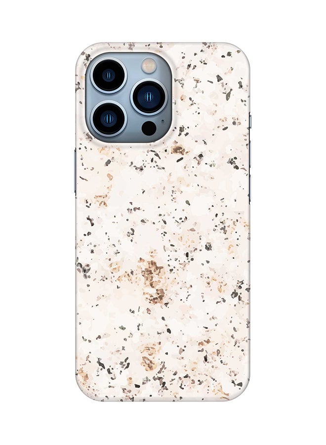 Stylizedd Case for Apple iPhone 14 Pro Slim Snap Classic Series Mobile Cover Hard PC Shield Matte Finish Print - Marble Print Stone