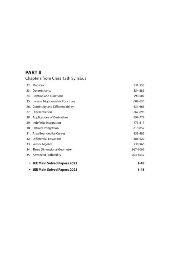 Master Resource Book in Mathematics for JEE Main 2024