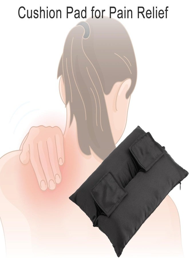 BNRendles Satin Neck Pad Strap Cushion for Arm Sling Pillow Comfort Support Padding Rotator Cuff Replacemet Surgery Elbow Brace Carry Padded Cover Broken Wrist Hand Injury, Black - Image 3