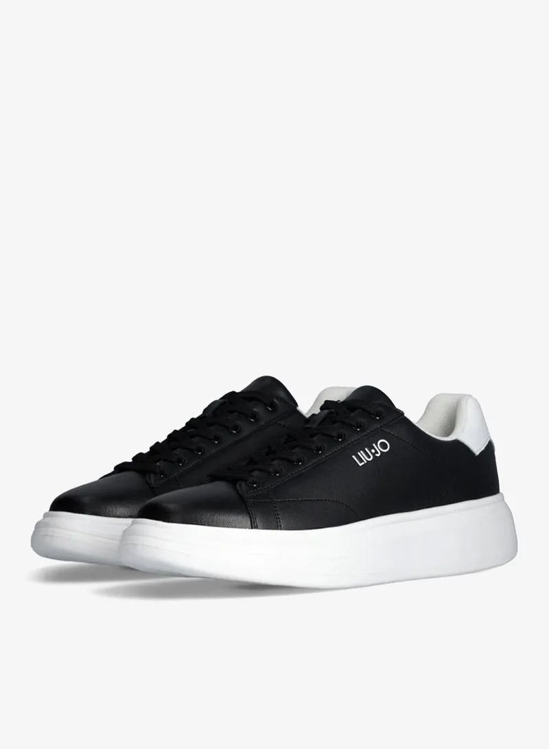 ليو جو Black platform sneakers