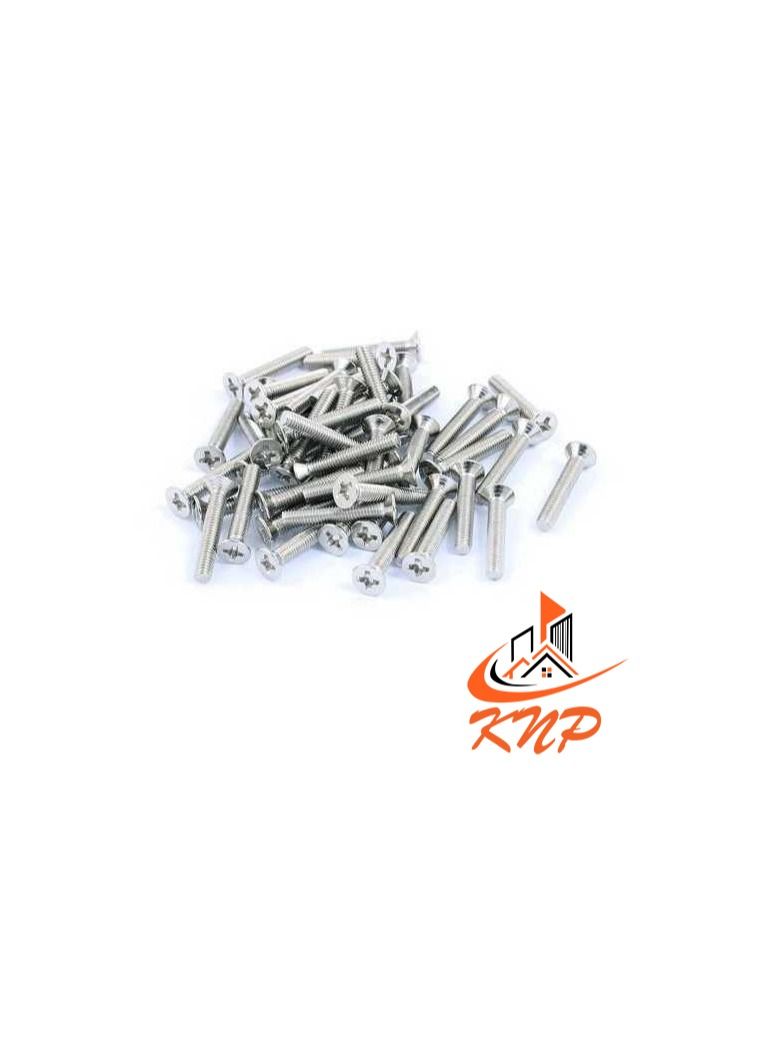 KNP KNP Countersunk Machine Screws - Pack of 200 (M3 x 20mm) - Image 2