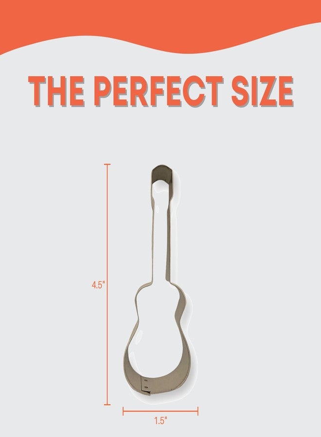 Bundle of Fun Acoustic Guitar Metal Cookie Cutter (4.5 inch) - Image 2