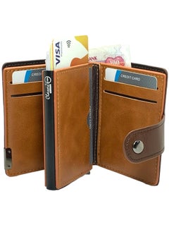 Classic Milano Classic Milano Faux Leather RFID Blocking Pop Up Wallet for Men and Women - Automatic Card Holder Wallet with Pop-up Design - Secure, Compact Credit Card Holder for Men - Stylish Wallet for Men & Women’s RFID Card Wallet  - Image 2