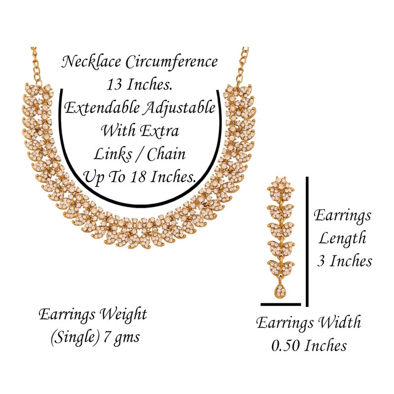 Touchstone Indian wedding jewelry set gold traditional necklaces for women statement rhinestone sets hollywood glamour style crystal stone bridal costume golden necklace - Image 5