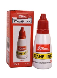 Shiny 28ml Stamp Ink Bottle Red Ink  - Image 1