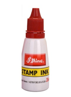Shiny 28ml Stamp Ink Bottle Red Ink  - Image 2