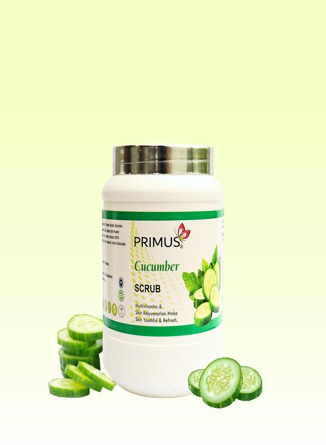 Primus Cucumber Massage Scrub Enriched with Multivitamins | Makes Skin Youthfull & Refreshing | Scrub For Cleansing Pores | 1 kg - Image 1
