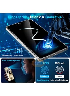 Glass 3 Pack Samsung Galaxy S25 Ultra Screen Protector, [9H Hardness][Touch Sensitive][Ultrasonic Fingerprint Unlock][Anti-Scratch][Bubble-Free], HD Tempered Glass Screen Protector for Samsung S25 Ultra 6.9 inch (Boxed, 3-Pack)  - Image 3