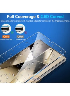 Glass 3 Pack Samsung Galaxy S25 Ultra Screen Protector, [9H Hardness][Touch Sensitive][Ultrasonic Fingerprint Unlock][Anti-Scratch][Bubble-Free], HD Tempered Glass Screen Protector for Samsung S25 Ultra 6.9 inch (Boxed, 3-Pack)  - Image 4