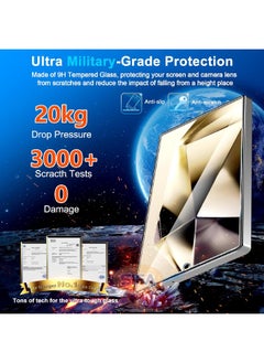 Glass 3 Pack Samsung Galaxy S25 Ultra Screen Protector, [9H Hardness][Touch Sensitive][Ultrasonic Fingerprint Unlock][Anti-Scratch][Bubble-Free], HD Tempered Glass Screen Protector for Samsung S25 Ultra 6.9 inch (Boxed, 3-Pack)  - Image 5