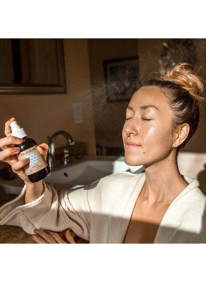 PAAVANI Ayurveda Clarifying Toner 100% Organic Made In Usa Ayurvedic Skincare For Acne Prone Skin 4 Oz  - Image 3