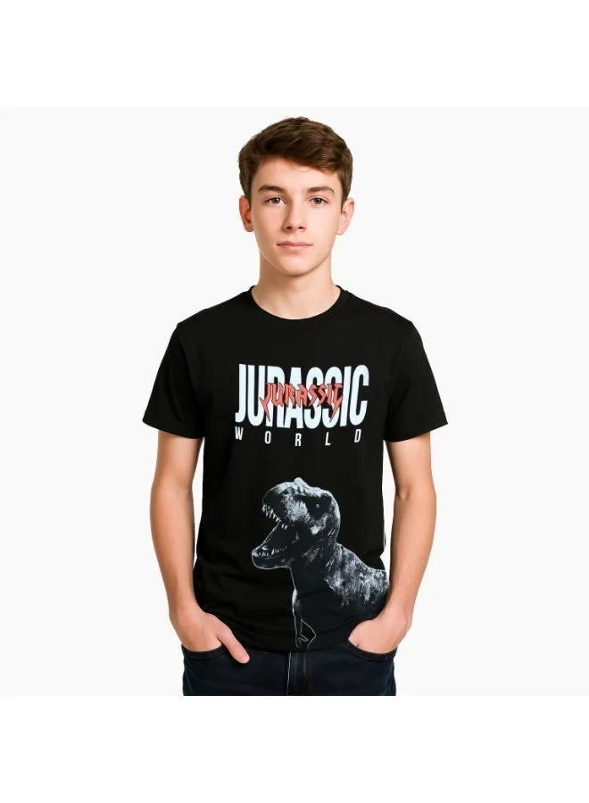 UNIVERSAL Universal Jurrasic world  Boy's Short Sleeve T-Shirt