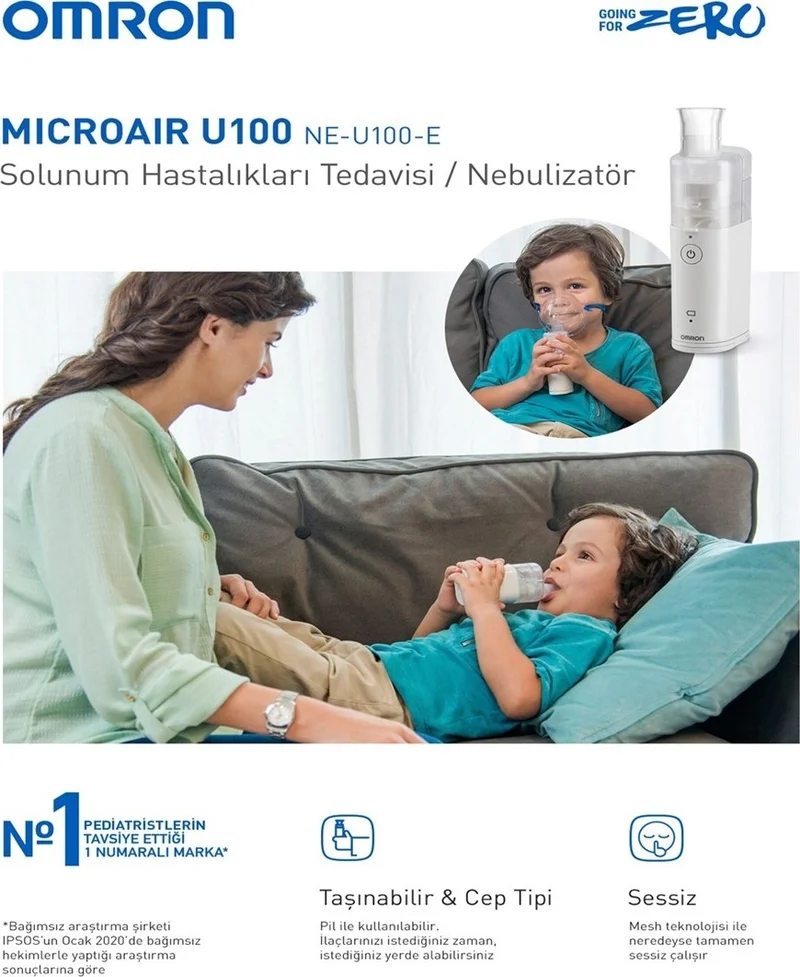 Omron MicroAIR U100, Quiet and Portable Pocket Nebulizer