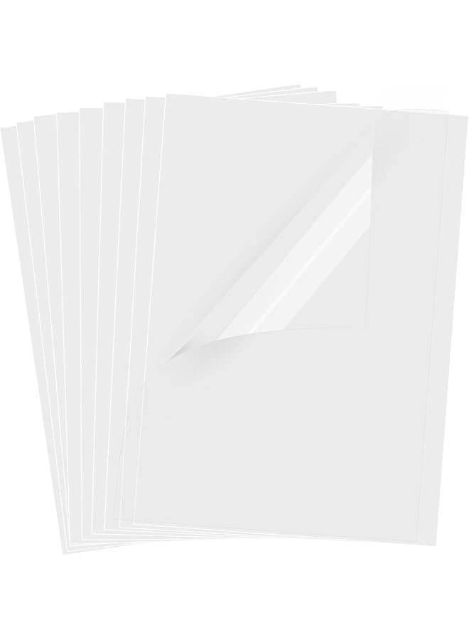 30 Sheets Transparency Film Paper 8.5X11 Inches Transparent Film For Ink Jet Printer 100 Percent Transparencies Printing Transparent Film Sheets For Overhead Projector Silk Screen Printing