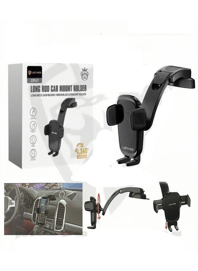 LENYES CR147 Long Rod Car Mount Holder - Image 4