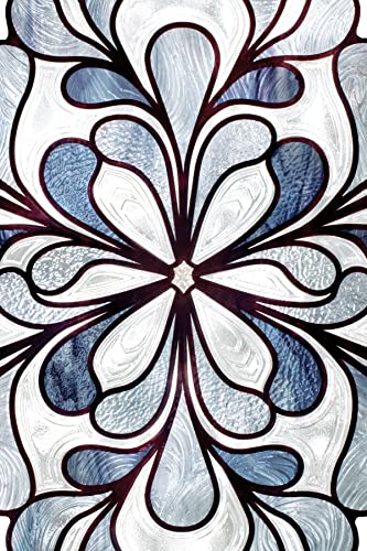 Artscape Capri Slate Accent | Window Privacy Film Stained Glass Pattern | Non-Adhesive & UV Protection | Easy to Apply & Removable | 12 x 12 inches | Made in USA - Image 3