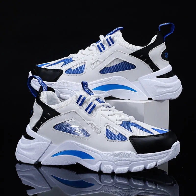 2025 New Men's Shoes Spring and Autumn Breathable Mesh Shoes Thick Sole Increased Torre Shoes Men's All-match Fashionable sneaker - Image 3