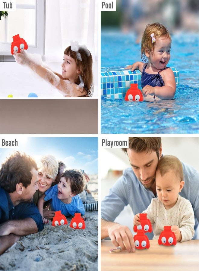 Puzzled DolliBu Lobster Bath Buddy Squirter - Floating Red Lobster Rubber Bath Toy, Fun Water Squirting Bathtime Play for Toddlers, Soft Sea Life Animal Toy for The Bathtub, Beach, & Pool for Girls & Boys - Image 4