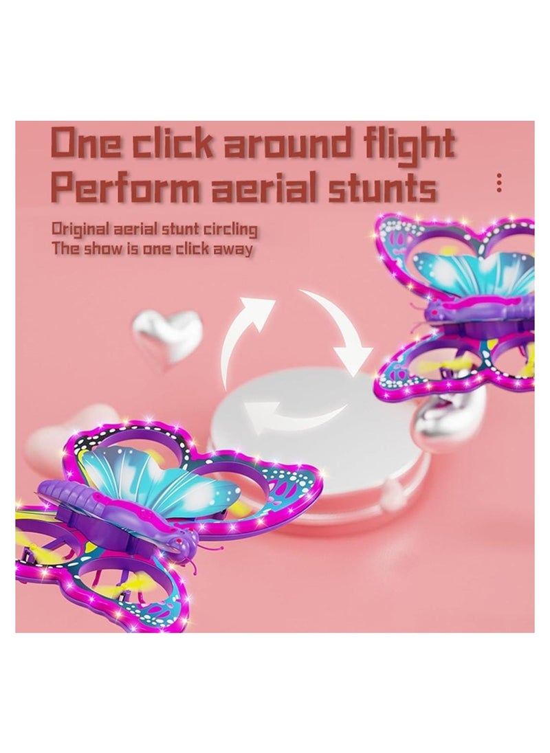 null - Butterfly RC 4-Axis Drone with Remote Control – High-Precision 360° Flip, Stable Flight, Easy Control for Kids & Beginners, Mini Quadcopter Aircraft with LED Lights, Indoor & Outdoor Flying Fun - Image 1