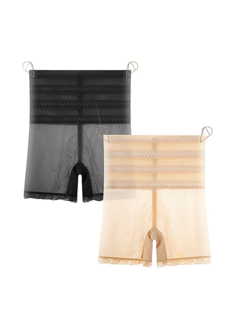 KUYING High Waisted Anti Glare Postpartum Waist Cinching And Hip Lifting Safety Pants For Body Shaping Set Of 2 - Image 1