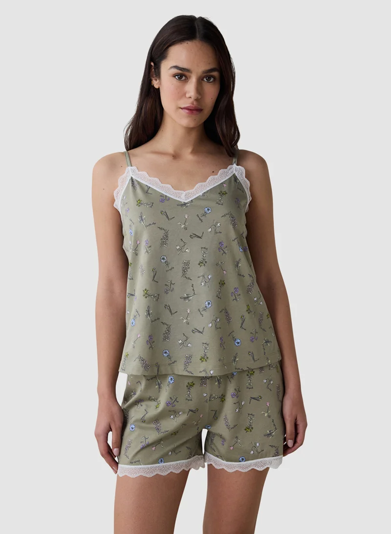Penti Iris Printed Shorts Pyjama Set