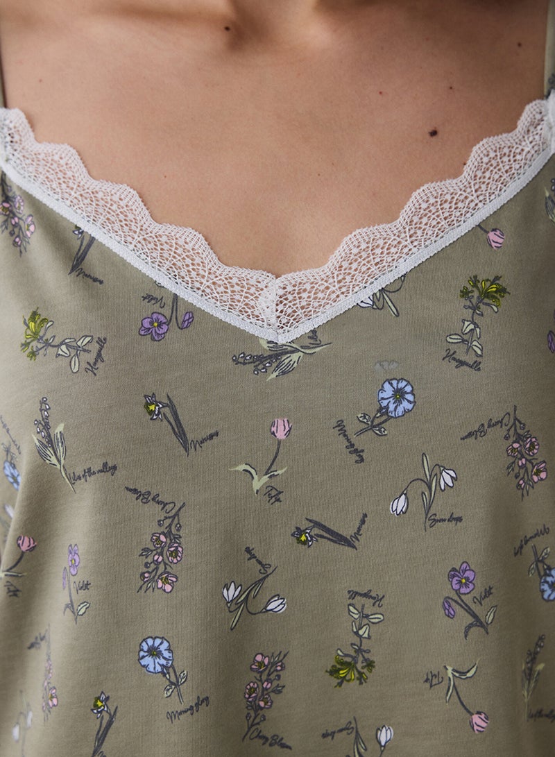 Penti Iris Printed Shorts Pyjama Set - Image 4