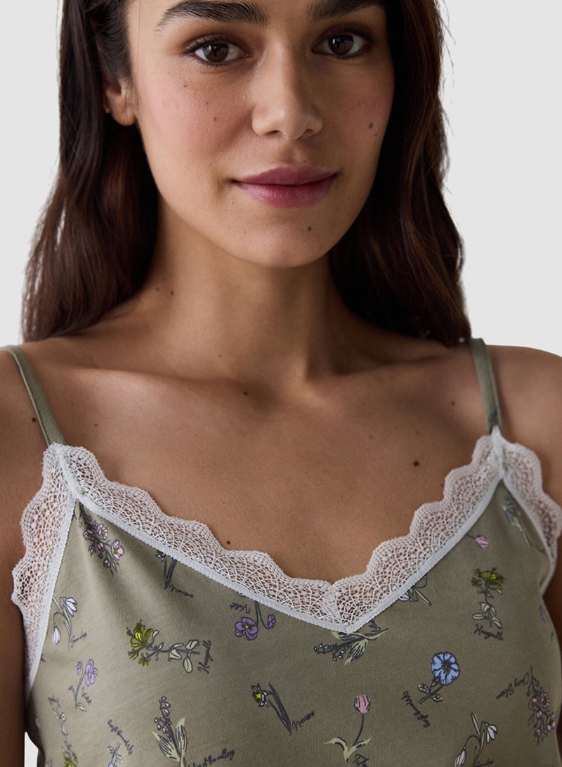 Penti Iris Printed Shorts Pyjama Set - Image 3