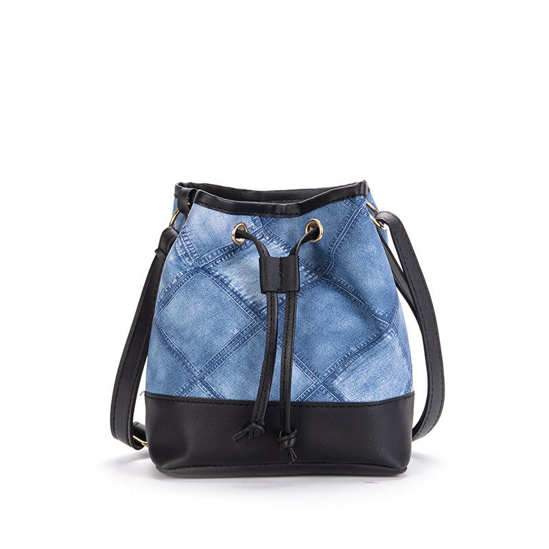 Korean Style Women'S Small Bags, Printed Bucket Bags, Niche Ins Shoulder Crossbody Bags - Image 1