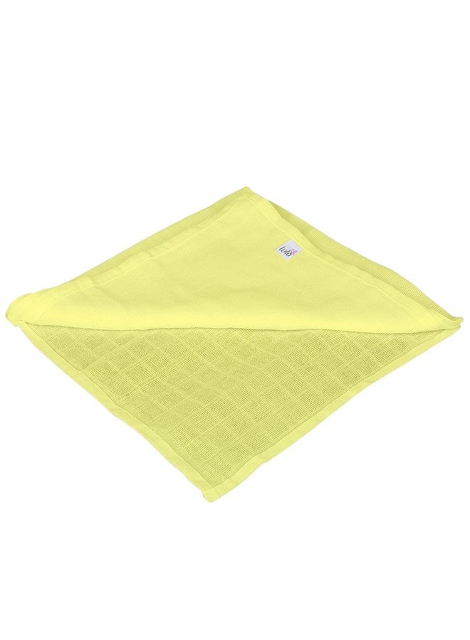 Lula Cotton Muslins Baby Towel-(Pack of 5)-50 CM x 70 CM -Yelloww - Image 4