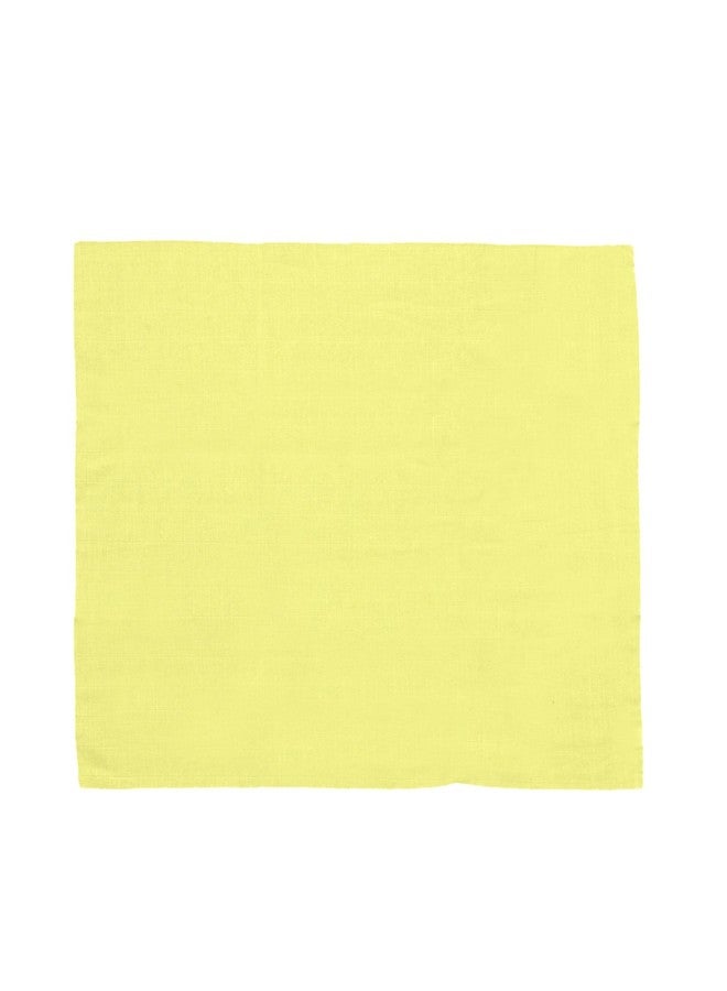 Lula Cotton Muslins Baby Towel-(Pack of 5)-50 CM x 70 CM -Yelloww - Image 2