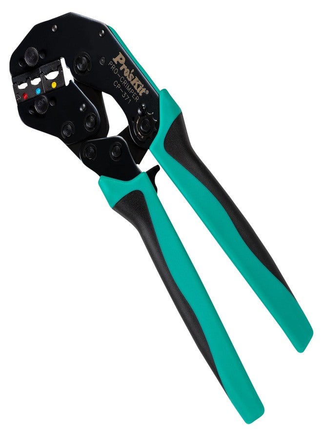 Pro'sKit 902-152 CrimPro Crimper for RD/YL/BU Insulated terminals - Standard Type, Multicolor - Image 1