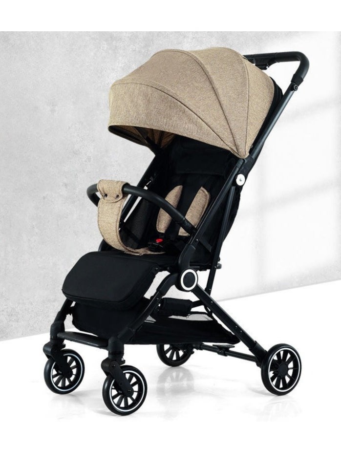 BABYCARA - Ultra Lightweight Compact Folding Travel Cabin Stroller For Baby With Bottle Holder And Extra Mattress - Image 1