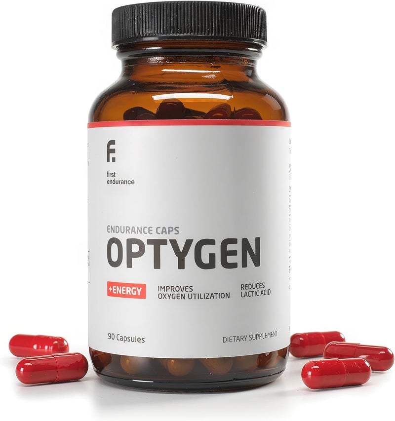 FIRST ENDURANCE Optygen  Premium Endurance Supplement  Boost Power  Increase Performance and Endurance  Improves Oxygen Utilization 90 Capsules - Image 1