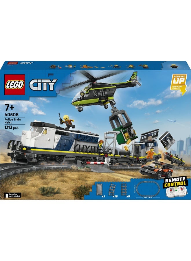 LEGO City Police Train Heist - Toy Train Set for kids 60508 (Age 7+, 1313 Pieces) - Image 2