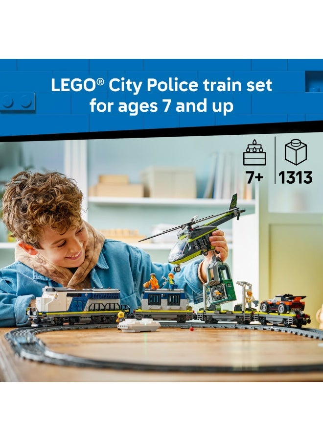 LEGO City Police Train Heist - Toy Train Set for kids 60508 (Age 7+, 1313 Pieces) - Image 3