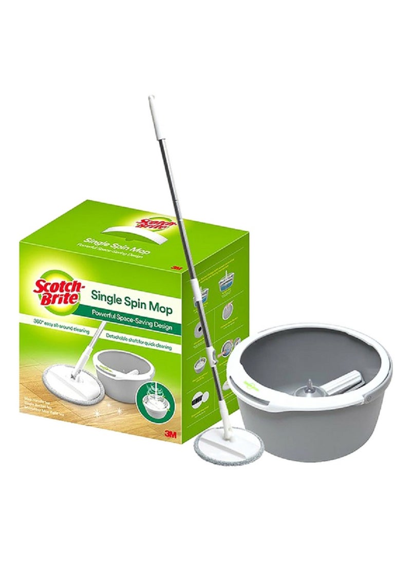 Scotch  Dry Mop Bucket Set for Floor Cleaning Grey 4 Liter - Image 1