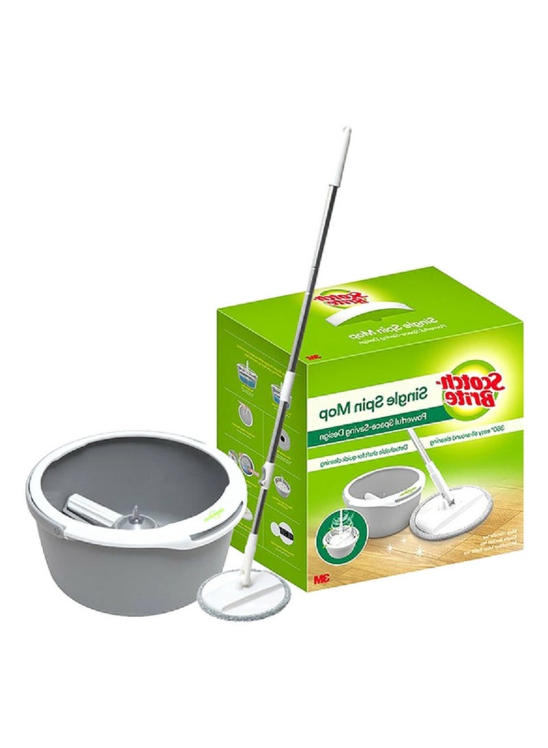 Scotch  Dry Mop Bucket Set for Floor Cleaning Grey 4 Liter - Image 2