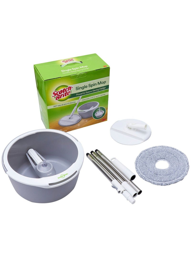 Scotch  Dry Mop Bucket Set for Floor Cleaning Grey 4 Liter - Image 3