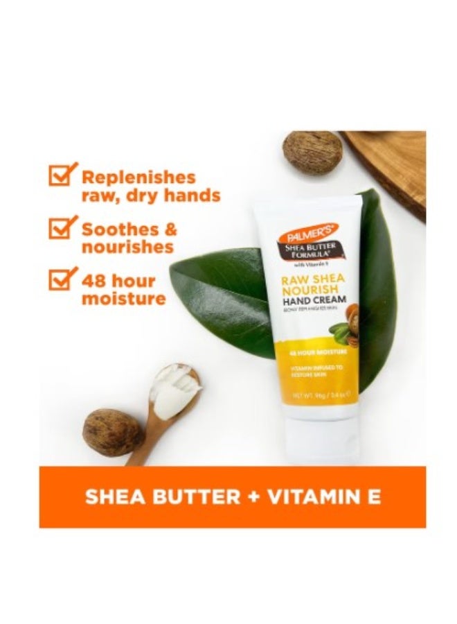 PALMER'S Palmer’s Raw Shea Nourish Hand Cream 96g – Deep Moisturizing, Non-Greasy, Paraben & Sulphate Free - Image 2