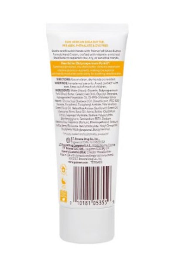 PALMER'S Palmer’s Raw Shea Nourish Hand Cream 96g – Deep Moisturizing, Non-Greasy, Paraben & Sulphate Free - Image 3