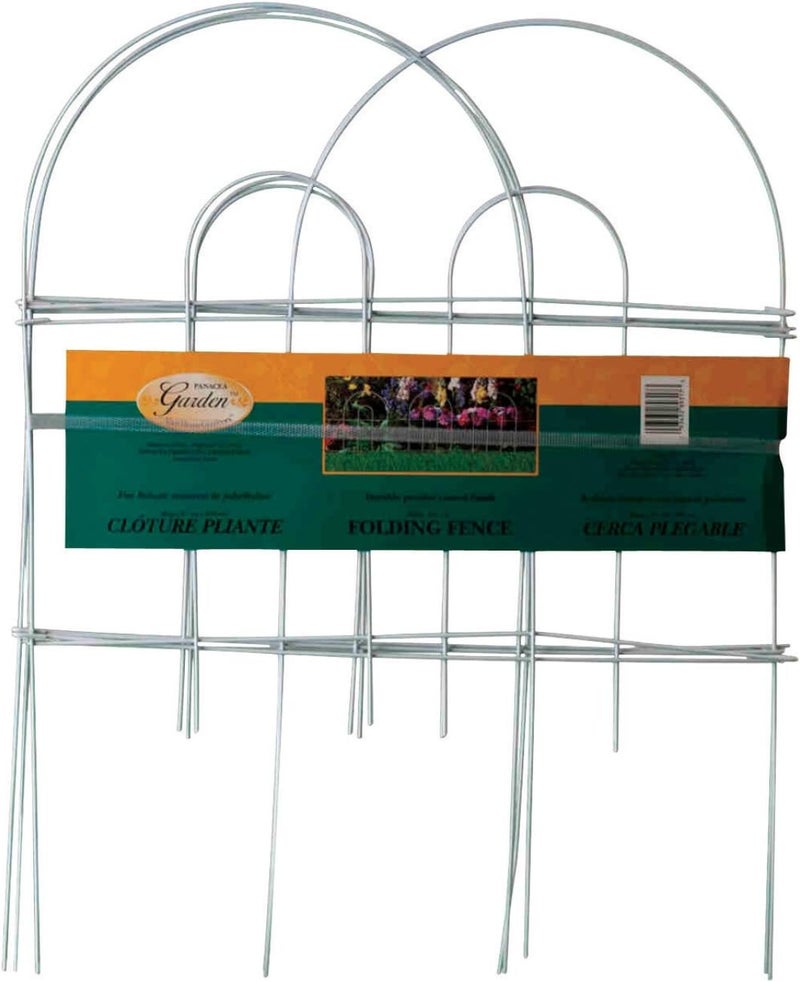 Panacea 24x8 White Arch Folding Fence
