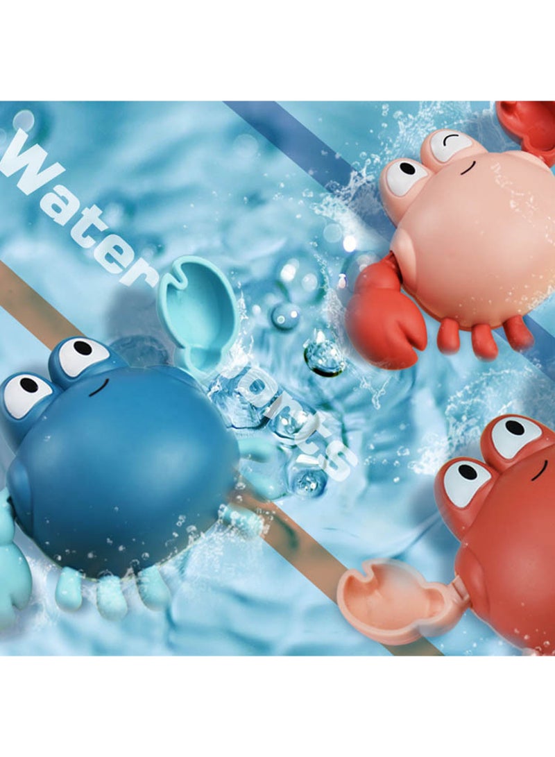 LuckSa Wind-Up Swimming Bath Toys for Babies, No Hole Animal Floating Pool Toy, for Kids Ages 1-3, Floating Dolphin Turtle Animal Toys, Toddler Pool and Water Toy - Image 2