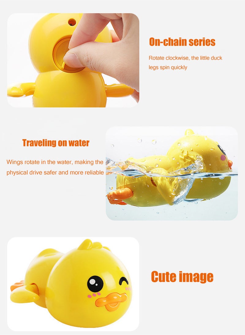 LuckSa Wind-Up Swimming Bath Toys for Babies, No Hole Animal Floating Pool Toy, for Kids Ages 1-3, Floating Dolphin Turtle Animal Toys, Toddler Pool and Water Toy - Image 4