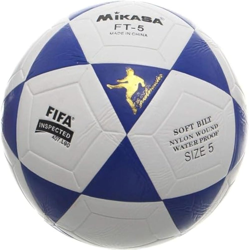 CITY STAR--MIKASA Football Blue Color - Size 5