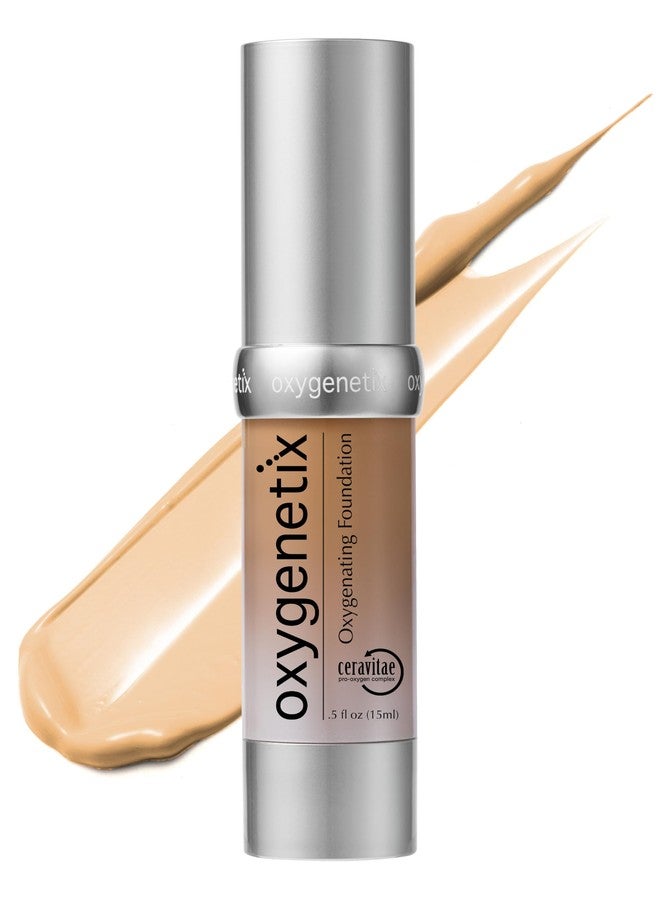 Oxygenetix Oxygenating Foundation - Crème | Breathable Makeup for Face | Buildable Coverage with Weightless Feel | Longwear Foundation for Women | Safe for Sensitive or Laser-Treated Skin - Image 1