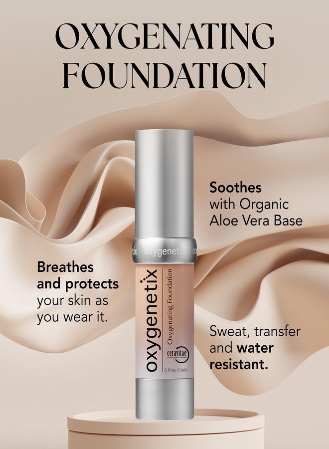 Oxygenetix Oxygenating Foundation - Crème | Breathable Makeup for Face | Buildable Coverage with Weightless Feel | Longwear Foundation for Women | Safe for Sensitive or Laser-Treated Skin - Image 2