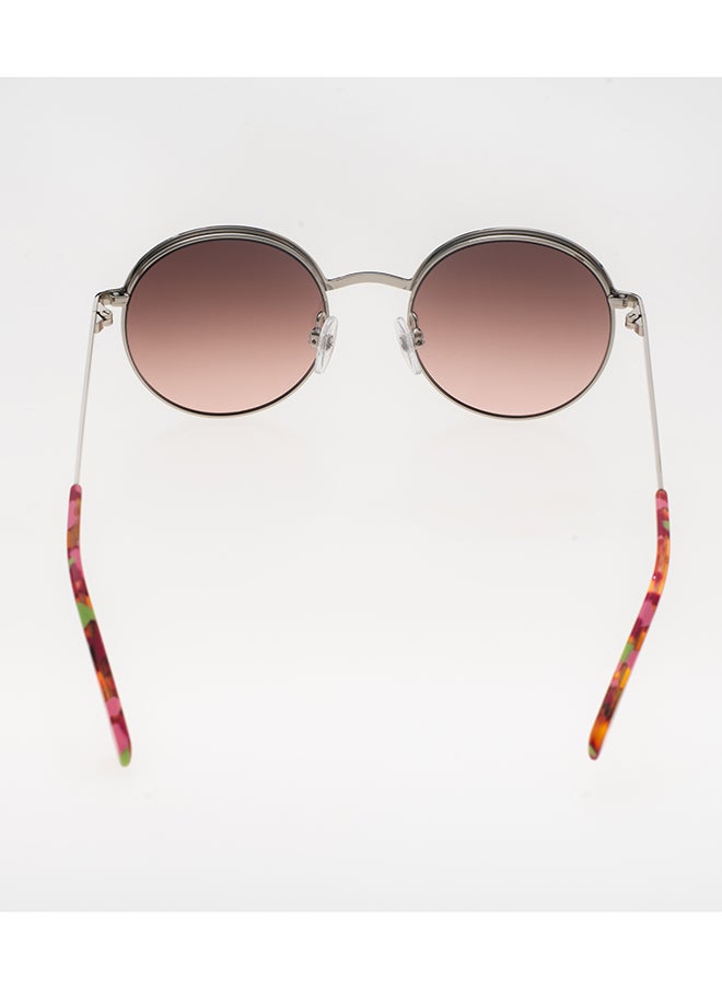 Benetton Women's Round Sunglasses - BE7037 - Lens Size: 49 Mm  - Image 4