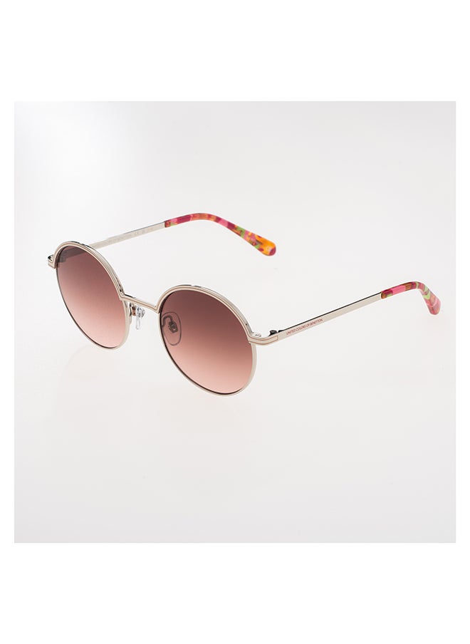 Benetton Women's Round Sunglasses - BE7037 - Lens Size: 49 Mm  - Image 2