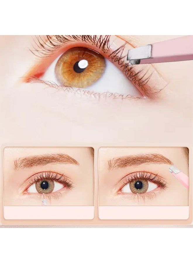 Silvery Eyebrow Grooming Kit Scissors And Tweezers For Hair Removal - Image 5