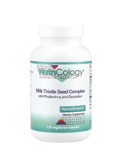 Nutricology Nutricology, Milk Thistle Seed Complex, 120 Vegetarian Capsules  - Image 1